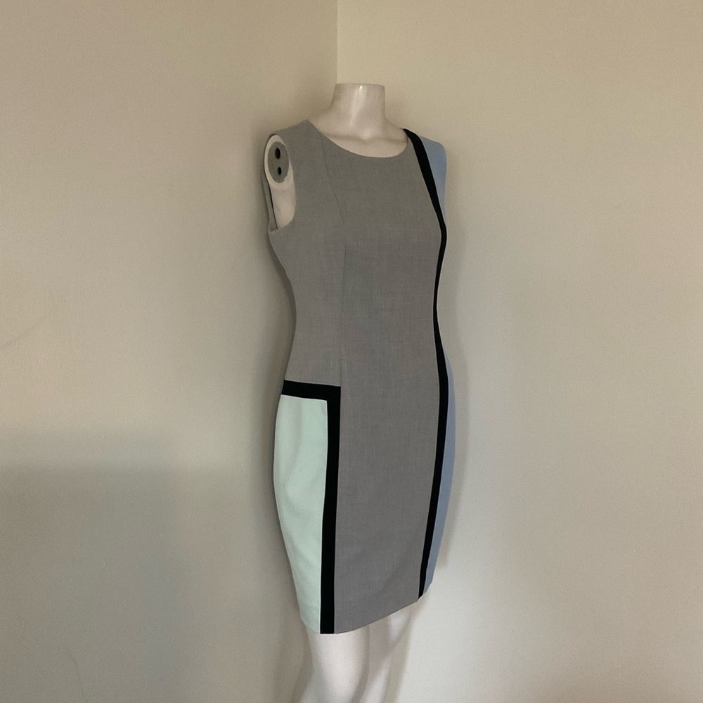 Calvin Klein Colorblock Dress 6 Petite